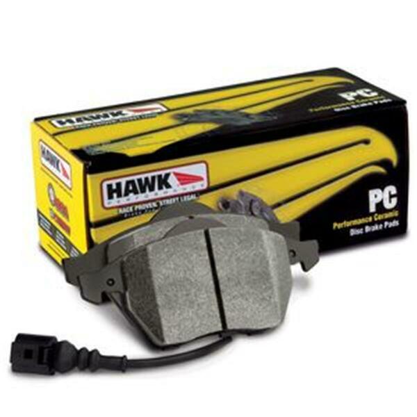 Hawk Performance Ceramic Brake Pads for 2008-2014 Lexus IS F, Black Powder Coat HB616Z.607